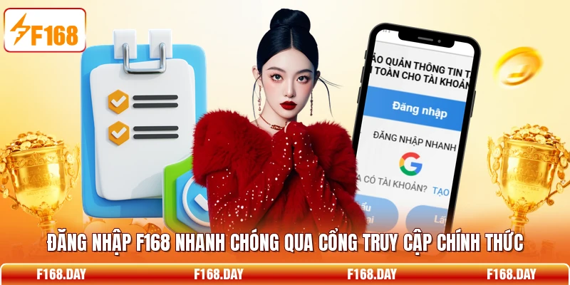Đăng nhập F168 nhanh chóng qua cổng truy cập chính thức